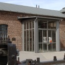 Das Foto zeigt den Eingang in das Industriemuseum Solingen