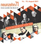 Grafik: Plakat zu 1971, das Jahr im Blick.