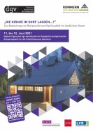 Grafik: Werbeplakat zur Konferenz mit einem Blick auf die Diasporakapelle.