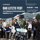 Plakat: Werbeplakat mit der Aufschrift Das letzte Fest