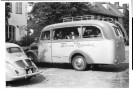 Foto: Schwarz-weiss, altes Auto