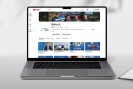 Bild von einem Laptop, der die Oberfläche des Youtube-Kanals der BIH zeigt.