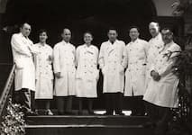Gruppenfoto von Ärzt*innen des jüdischen Krankenhauses Köln-Ehrenfeld, um 1937