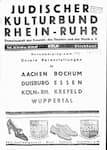 Titelblatt der ersten Ausgabe von November 1933. 