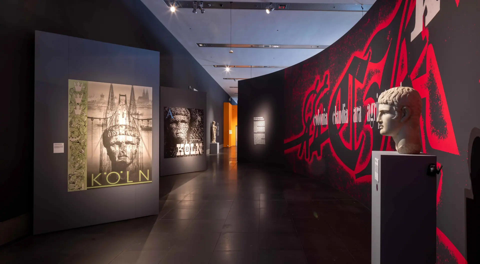 Die Archäologische Landesausstellung NRW 2022 „Rom am Rhein“ im Kulturzentrum am Neumarkt in Köln.