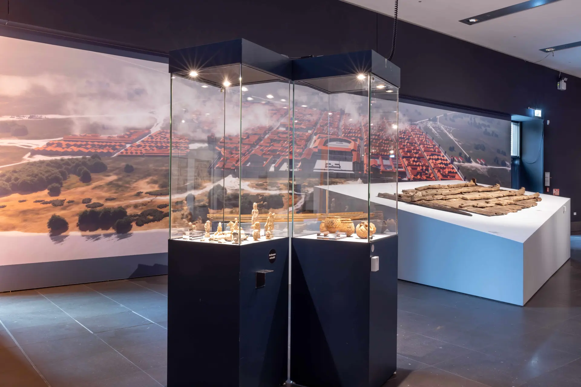 Die Archäologische Landesausstellung NRW 2022 „Rom am Rhein“ im Kulturzentrum am Neumarkt in Köln.