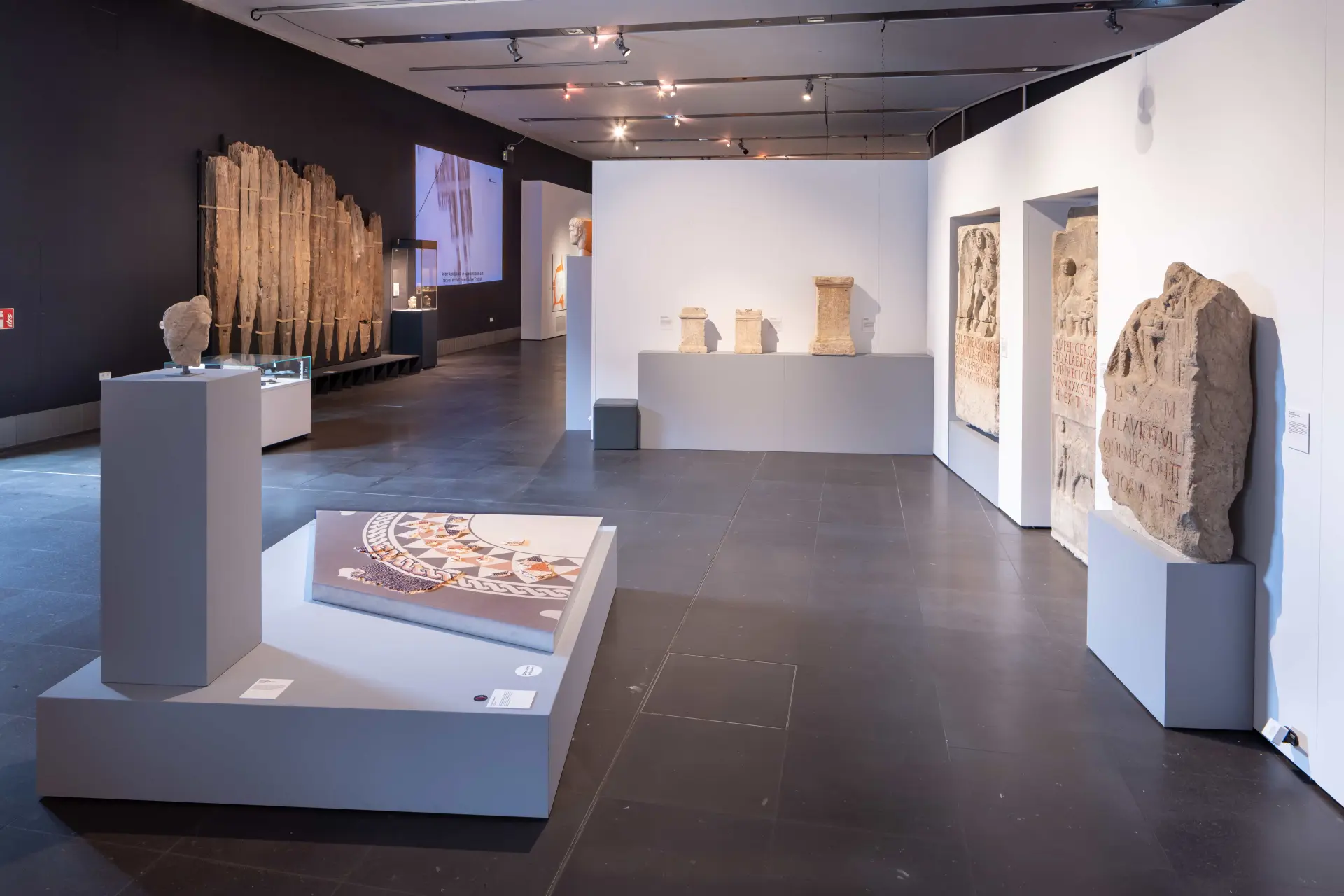Die Archäologische Landesausstellung NRW 2022 „Rom am Rhein“ im Kulturzentrum am Neumarkt in Köln.