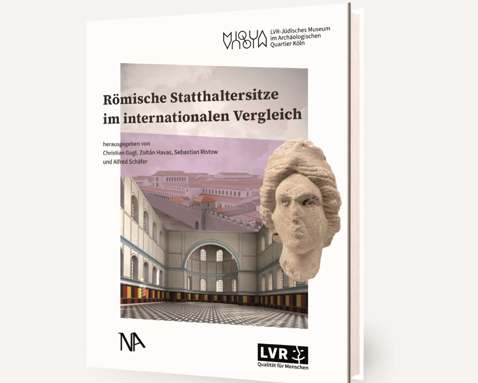 Ein weißes Buch mit verschiedenen Bildern.