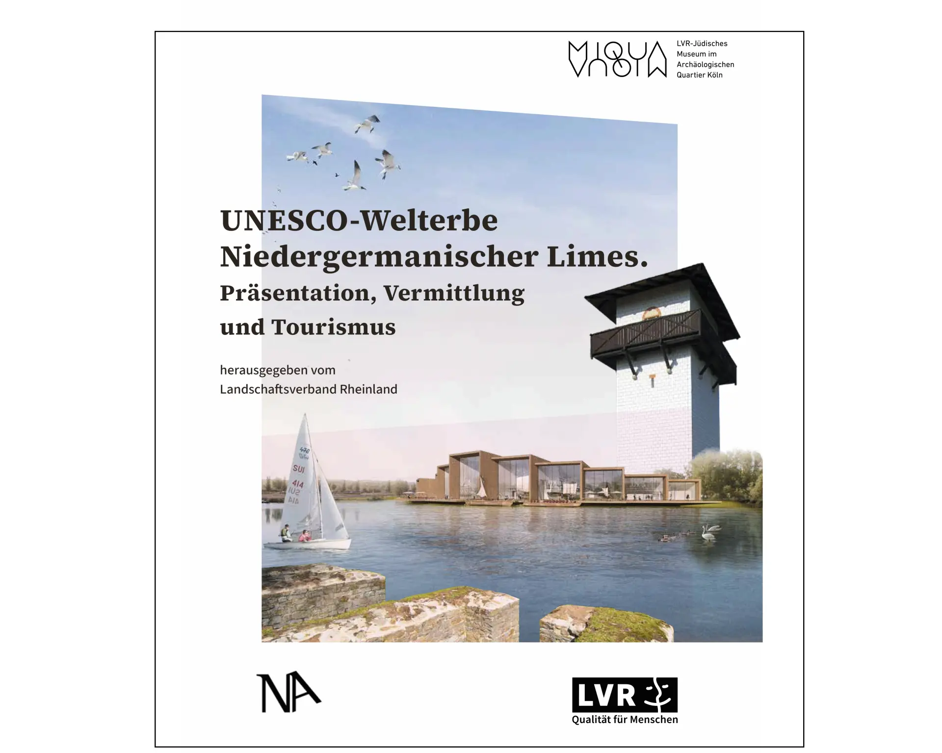 Ein weißes Buch mit verschiedenen Bildern.