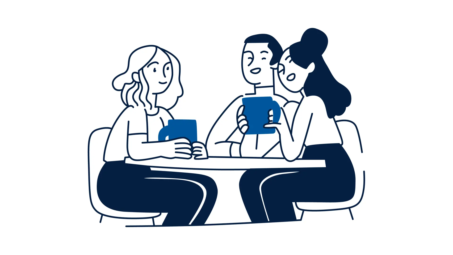 Orange-farbener Text:  Netzwerk.