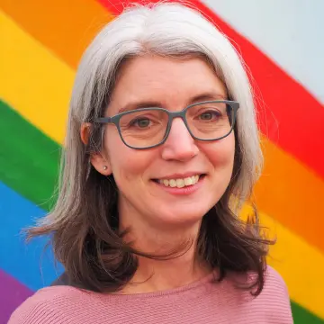 Einzelporträt von der Schulleitung Diana Fallier
