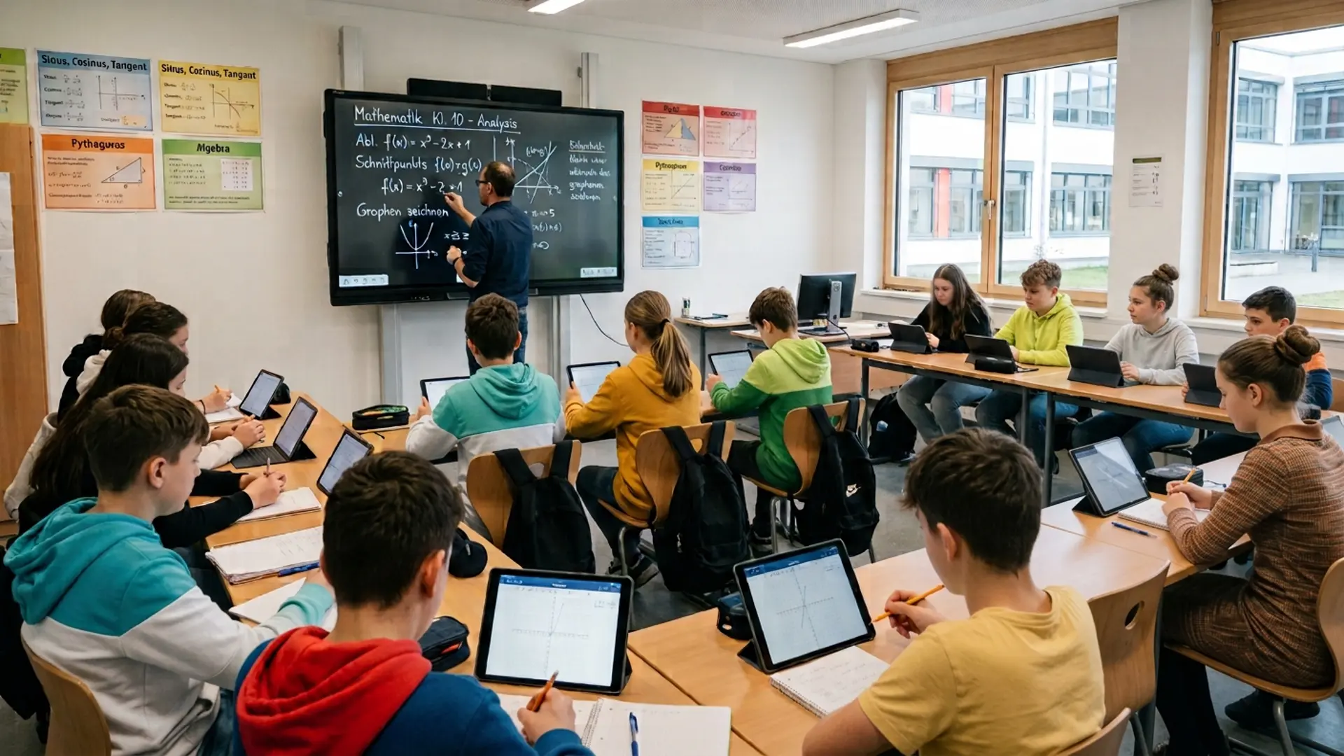 Unterrichtsszene Mathematik