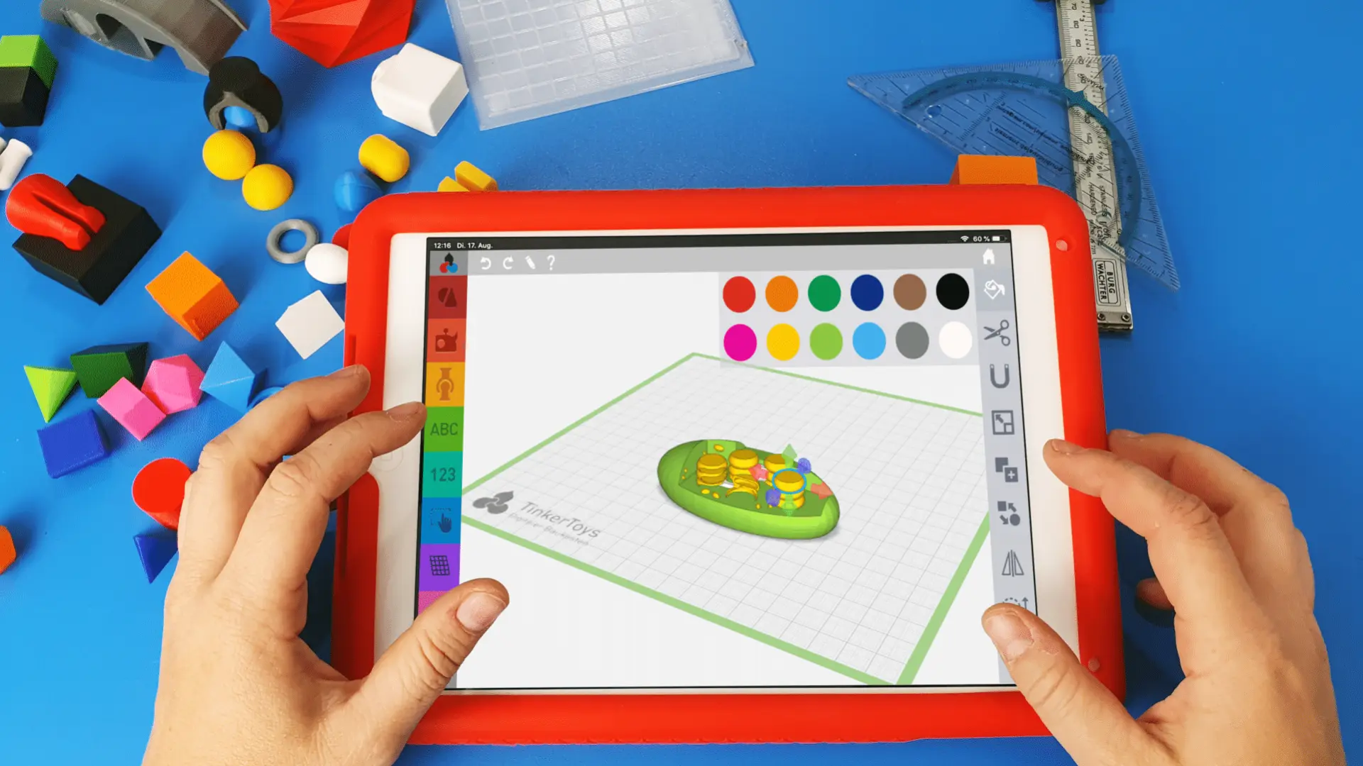 Software TinkerSchool auf einem iPad