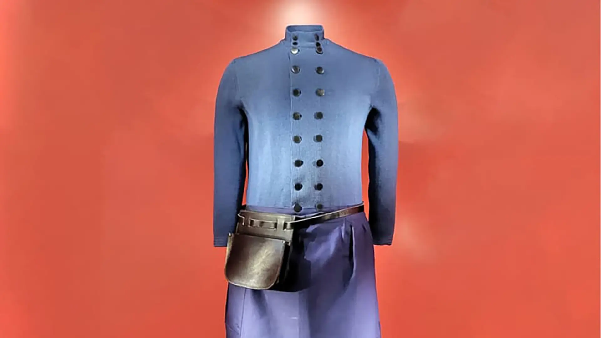 Eine typische Kellner Uniform aus Köln, genannt Köbes Uniform