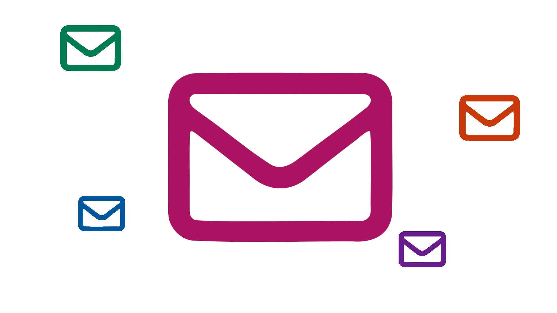 LVR-ZMB Logo mit Titel NEWSLETTER und 4 kleinen Briefsymbolen